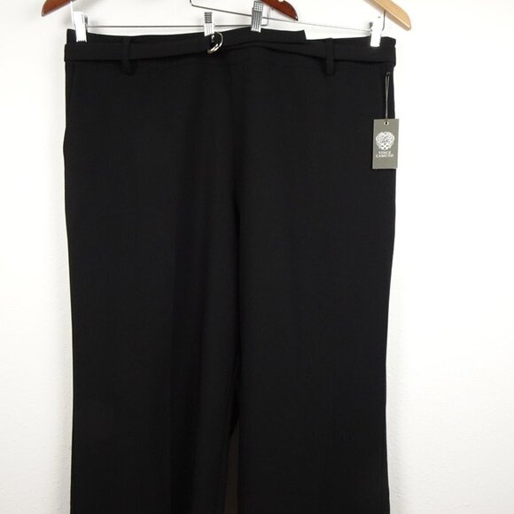 Vince Camuto Dress Pants Women's Plus Size 24W Black Career Work Wide Leg - Picture 2 of 8